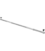 C.P. Sports Bilanciere EZ Angolato 30 Mm – Cromato E Zigrinato Con Fermamolle, 115-220 Cm, Carico Max 100 Kg