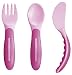 MAM Baby's First Cutlery Set (Pink)