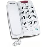 Telefono fijo teclas grandes con altavoz manos libres marcacion rapida ancianos