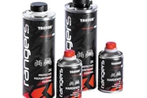 ‎TROTON Troton 2K URETHAN Beschichtung SCHWARZ 1Kg Rangers POLYURETHAN Kratzfest