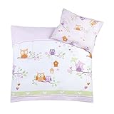 Julius Zöllner 8510015112 Bettwäsche, eulenfreunde rosa