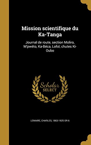 Pdf Mission Scientifique Du Ka Tanga Journal De Route Section Moliro M Pweto Ka Beca Lofoi Chutes Ki Oubo Download Ploutonsanje