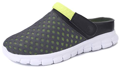 Yooeen Zuecos de Verano Antideslizante Sandalias de Playa Respirable de la Red del Acoplamiento Piscina Zapatillas Chanclas de Playa de Verano para Unisex Mujer Hombre