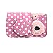 Produktbild Culater® süß candy Farbe Koreanisch rosa PU Leder Tupfen Kameratasche Für FUJIFILM Instax Mini8 Mini8s
