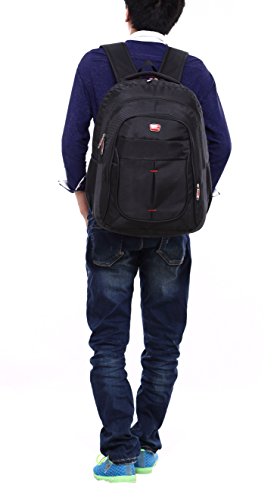 Studenten Campus Schulrucksack Geschäftsreisen mit großen Kapazität für Damen Herren Mehrzweck Casual Daypack Laptop Rucksack für Notebook Ipad bis 15-15.6 Zoll in verschiedenen Farben - 9