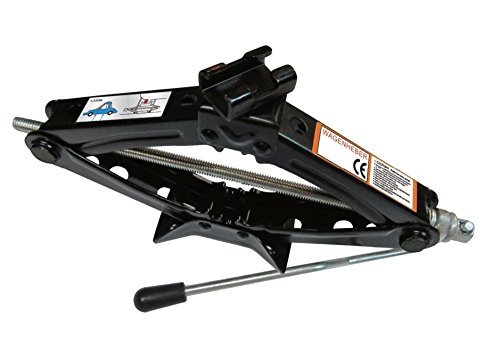 Preisvergleich Produktbild Scherenwagenheber 1500 kg Minimalhöhe 95 mm mit 17er Nuß-Anschluß