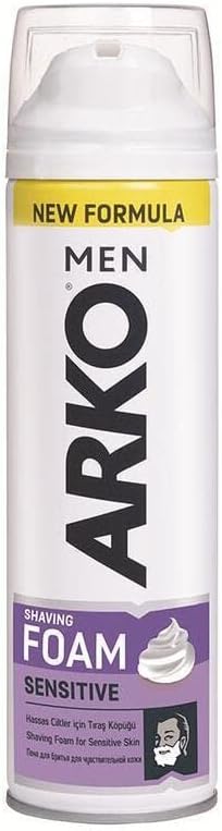 Arko Men Tıraş Köpüğü Sensitive, 200 ml