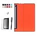 Produktbild Bestdeal® Hohe Qualität Prämie Ultra Schlank Leicht Smart Cover Tasche Stehe Hülle für Lenovo Yoga Tab 3 YT3-X50F 10.1" Tablet PC + Displayschutzfolie und Stylus Stift (Orange)