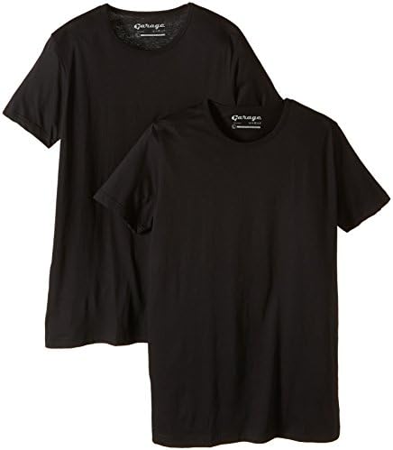 Garage Men's Crew Neck 1/2 Sleeve T-Shirt - Black - Schwarz (black 200) - 52/54 (Brand size: L)
