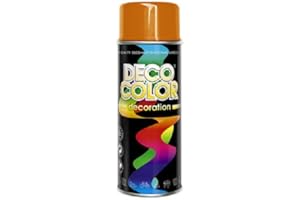 Deco Color DC Lackspray oder Grundierung glänzend 400ml nach RAL freie Farbauswahl (orange glanz RAL 2004)