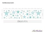 I-love-Wandtattoo WAS-10101 Kinderzimmer Wandsticker Set „Sterne mit Muster für Jungen“ zum Kleben Wandtattoo Wandaufkleber Sticker Wanddeko - 3