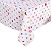 Produktbild vinylla Multi Farbe Polka Dot einfach abwischbar PVC Tischdecke Wachstuch, PVC, Mehrfarbig, Round(Dia.160 cm)