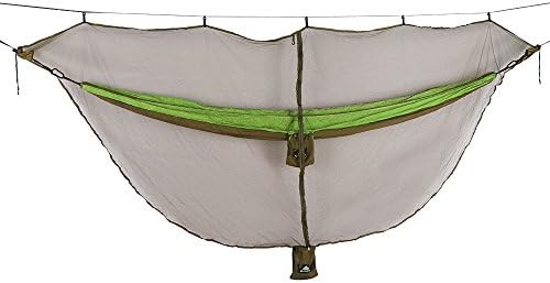 NatureFun Hammock Bug Net, 11 ft Long Mosquito Net,Exclusive Polyester Mesh for 360 Protection,Fits All Camping Hammocks. Compact, Lightweight. Fast Easy Setup. SECURITY from Bugs and Mosquitoes