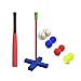 Produktbild Safe Foam Baseball Bat Set Spielzeug, Soft Tball Kits 8 Verschiedene farbige Bälle gehören organisieren Tasche für Kinder
