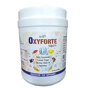 REFIT ANIMAL CARE Oxygen Tablets for Biofloc Fish Pond, Shrimp and Aqua, 1 Kg, OxyForte Tablets