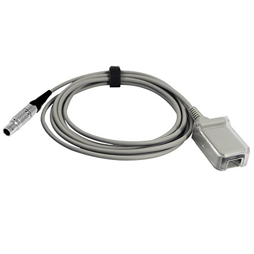 Sino-k - Cable adaptador de extensión para Invivo SpO2 Masimo Tech de 7 pines 7,2 pies, aprobado por la FDA/CE