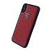 Produktbild Ferrari Hard Cover Genuine Leather Quilted Red, Heritage Collection für iPhone X, FEHQUHCPXRE, Blis
