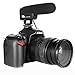Produktbild Kamera Mikrofon, Pixel Video Mikrofon Camcorder VideoMicro Flinten Interview Aufnahme für Canon Nikon Sony DSLR Kamera DV Camcorder (3,5 mm-Schnittstelle)