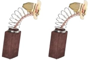 2x Trade-Shop Bronze Motorkohlen 6x10x16mm kompatibel mit Shoprider, Kymco, Freerider, Quingo Scooter Elektromobile Rollstühle 12V-24V