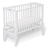 FabiMax Beistellbett PRO weiß mit Matratze und Nestchen - 3