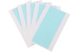 ZHAOYANG Hair Extension Tape Tabs,60 Pcs Double Sided Adhesive Human Hair Tape for Replacement, 4 x 0.8cm