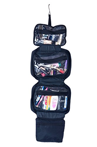 Yark Black Foldable Multipurpose Toiletry Kit RS.599 (54.00% Off) - Amazon