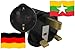 Produktbild Urlaubs Reiseadapter Myanmar für Geräte aus Deutschland Kindersicherung und Schutzkontakt 250V