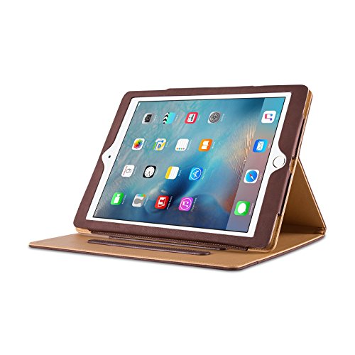 iPad PRO 12.9″ Hülle – JAMMYLIZARD Ledertasche Smart Cover mit Standfunktion für iPad PRO 12.9″, BRAUN & HONIG, [MIT STIFT-HALTER] - 3