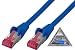 Produktbild Netzwerkkabel-Patchkabel, cat 6A S/FTP PIMF Halogenfrei ZERTIFIZIERT blau, 30m