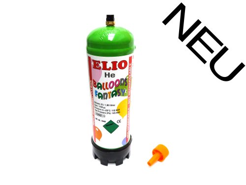 1 Stück 'Elio' Helium-Einweg-Kartusche / Luftballongas UN1046