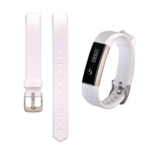 Ritche Ersatzband für Fitbit Alta, Silikon Armband mit Klassischer Schnalle ,ohne Tracker - 2