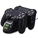 Produktbild PS4 Controller Ladestation Charger, ZIUMIER Dualshock 4 Playstation 4 Ladegerät Zubehör für Playstation 4 Pro / PS4 Slim / PS4 / Dualshock 4 Games Controller mit USB
