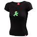 Produktbild Ostprodukte-Versand.de Tshirt Ampelmännchen schwarz Girlie | INKL DDR Geschenkkarte | DDR Geschenk | Ideal für jedes DDR Geschenkset | DDR Waren