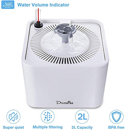 Jnwayb Fontaine à Eau Pour Chat Et Chien Automatique 25l Avec Filtre Et Fonctionnement Détection Silencieux Fontaine à Fleur Intelligente électrique