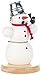 Produktbild Räuchermann Schneemann mit Vogel von DREGENO SEIFFEN 13cm – Original erzgebirgische Handarbeit, stimmungsvolle Weihnachts-Dekoration