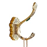 Eeayyygch Europäischen Stil Gold Kleiderschrank Haken Einzelhaken Solide Kleiderhaken Wohnzimmer Badezimmer Wandhaken (Farbe : -, Größe : -)