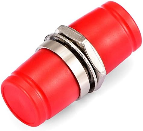 Fengyingzi Fiber Optic Adapter Single Mode UPC Simplex / Duplex Fiber Optic Extender Fiber Couplers SC/FC/ST/LC Multiple Connectors (100Pcs/Pack, GA5046-T-FC-FC UPC)