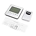 Produktbild Mouchao Drahtlose Wetterstation Indoor Outdoor Temperatur und Luftfeuchtigkeit Meter Grau & Schwarz