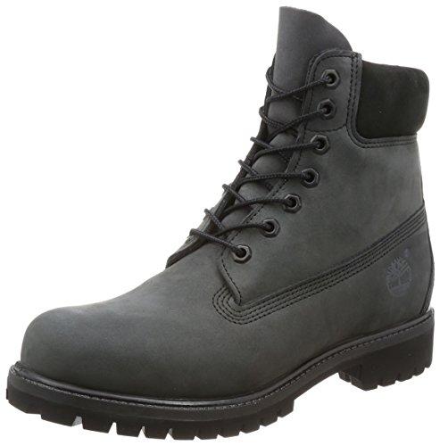 timberland 6 in buck boots black nubuck