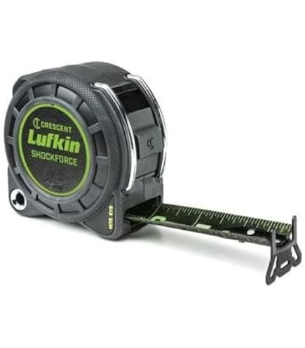 Lufkin Shockforce G2 25-Foot Power Tape Measure - 17' Blade Reach, Diamond Coat Hook, Heavy-Duty Case - View #10