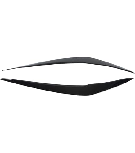 KMLONG Front Headlight Eyelids Eyebrows Headlamp Eye Lid Fit For BMW F32 F33 F36 4 Series 2014 2015 2016 217 2018 2019 2020 Cover Trim Sticker Styling Mouldings Automotive Headlight Brow(Carbon Fiber