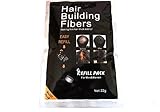 Black Hair Building Fibres Refill Pack 22g Amazing New Concept to Save Money, Dont Throw Away Your Old Container, Babyface Works With ALL Brands
