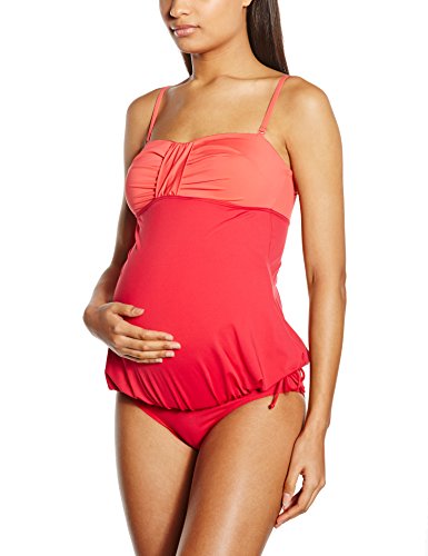 Cache Coeur Women's Eden Maternity Swim Shorts, Red (Passion), Size 18 (Manufacturer Size:XX-Large)