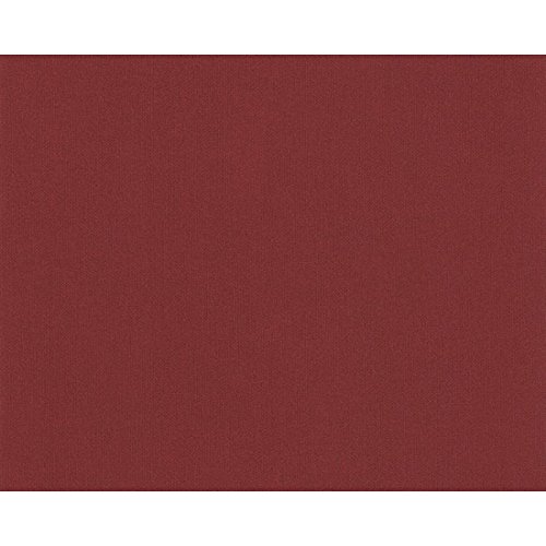 Tapete 8704-14 A.S. Création Tapeten 870414 Long Island rot dunkelrot Textil Landhaus Struktur Vlies glänzend