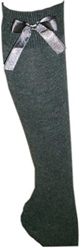 6 PAIRS GIRLS LADIES FASHION KIDS BOW COTTON BLEND LONG KNEE HIGH SCHOOL SOCKS