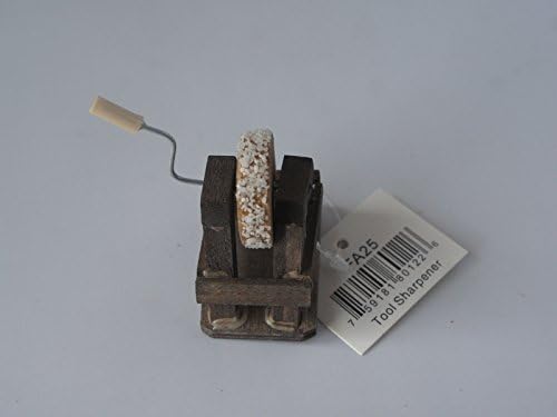 MINIATURE HOBBIT GARDEN TOOL SHARPENER/GRINDSTONE FOR HOBBIT GARDEN (DESIGN A)