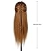 Hairdressing 80% Real Human Hair 22 Inch,CoastaCloud Professional Training Head Mannequin Hairdresser Human Hair with Clamp,For College and Professional Use