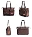 Designer Baby Lightweight Changing Bag Set 5PCS Diaper Bag, 8 Colours (Grey)