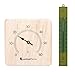 Produktbild Lantelme 6351 Saunazubehörset Infrarot Sauna und Badezimmerthermometer - Saunazubehör Set mit Saunathermometer und Badezimmer Thermometer Analog