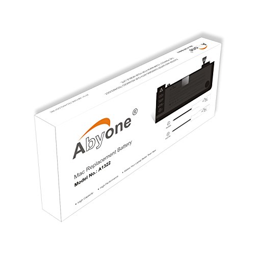 Abyone 6000mAh Laptop Akku für Apple MacBook Pro 13 inch A1278 (Early 2011 2012 Late 2011 Mid 2009 2010 Aluminum Unibody) Apple A1322 020-6764-A 020-6765-A Laptop Akku -10.95V/65.5Wh - 6
